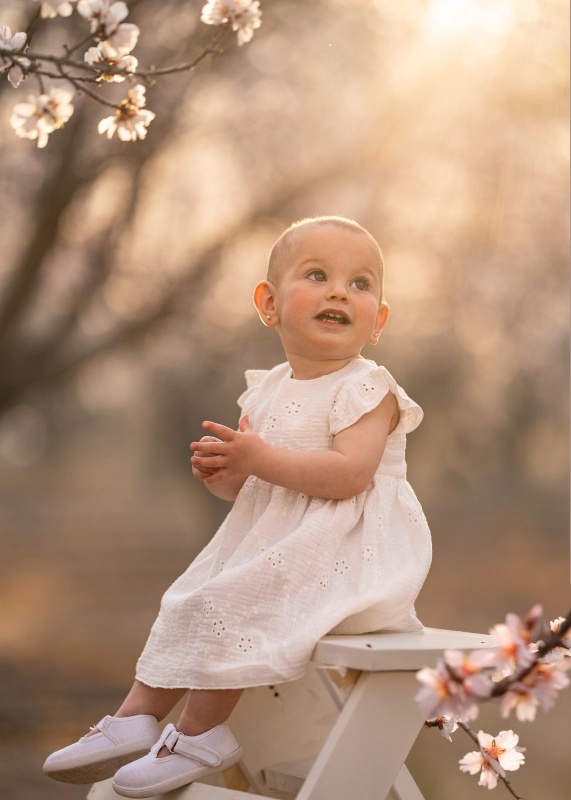 vestido doble de gasa amore