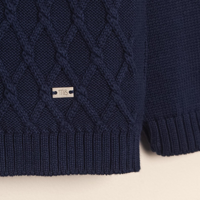 saco con rombos smocking max