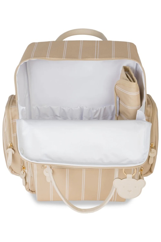 mochila urban teddy beige