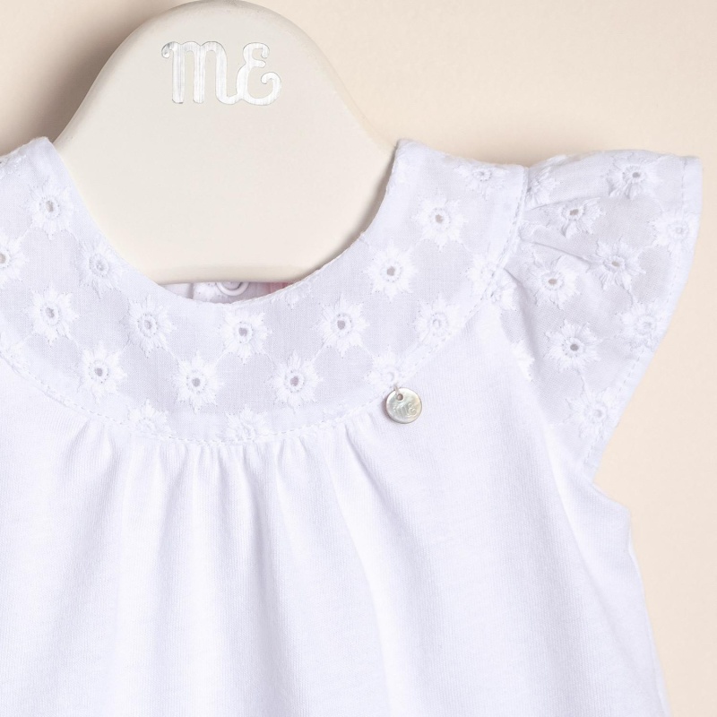 body vestido brod blanco