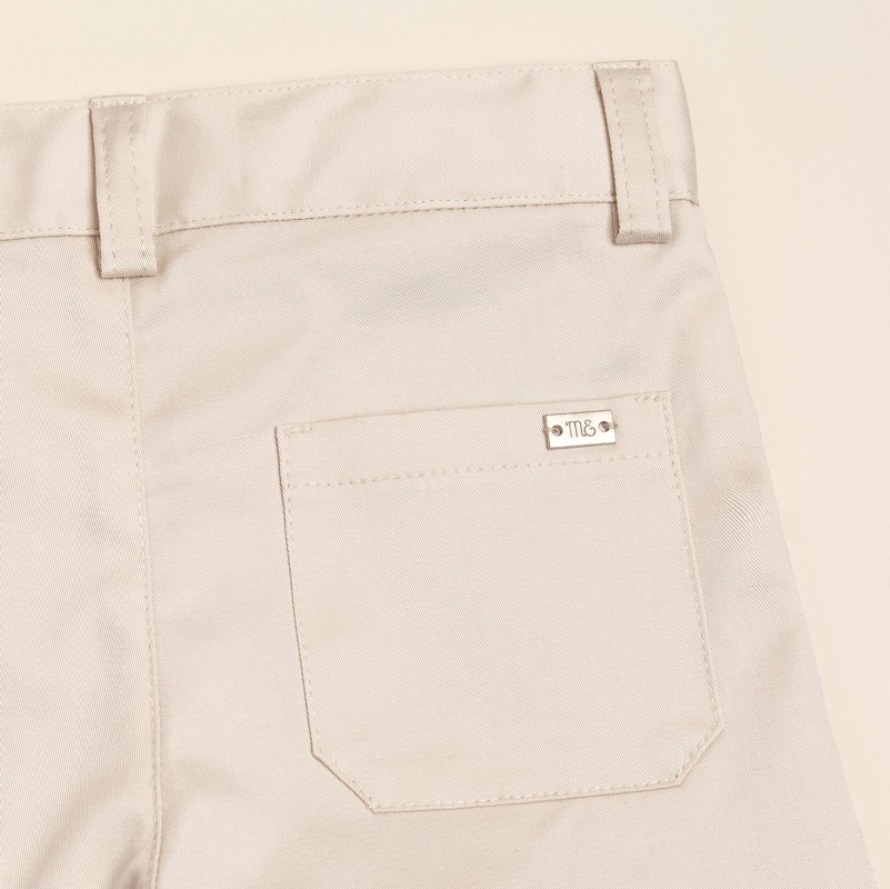 bermuda de gabardina felix crudo