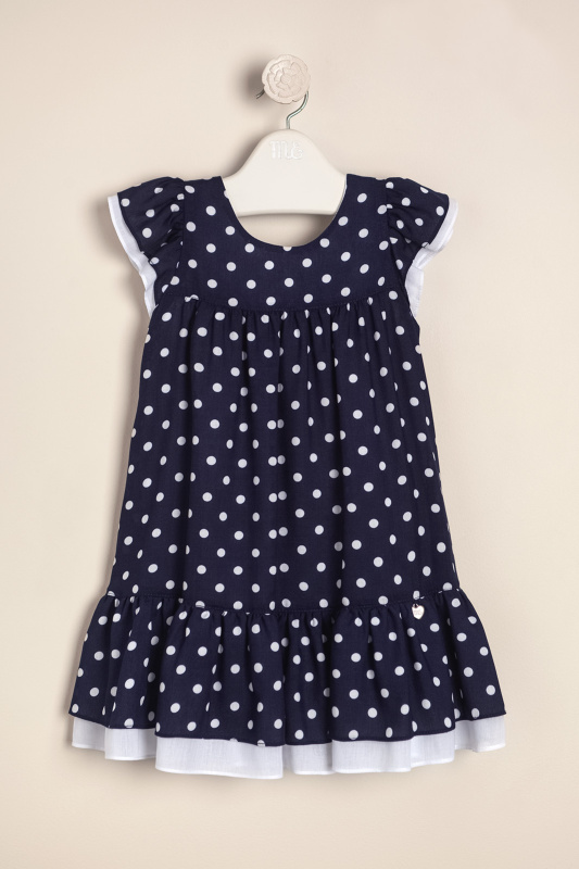 vestido estampado a lunares forrado lolita