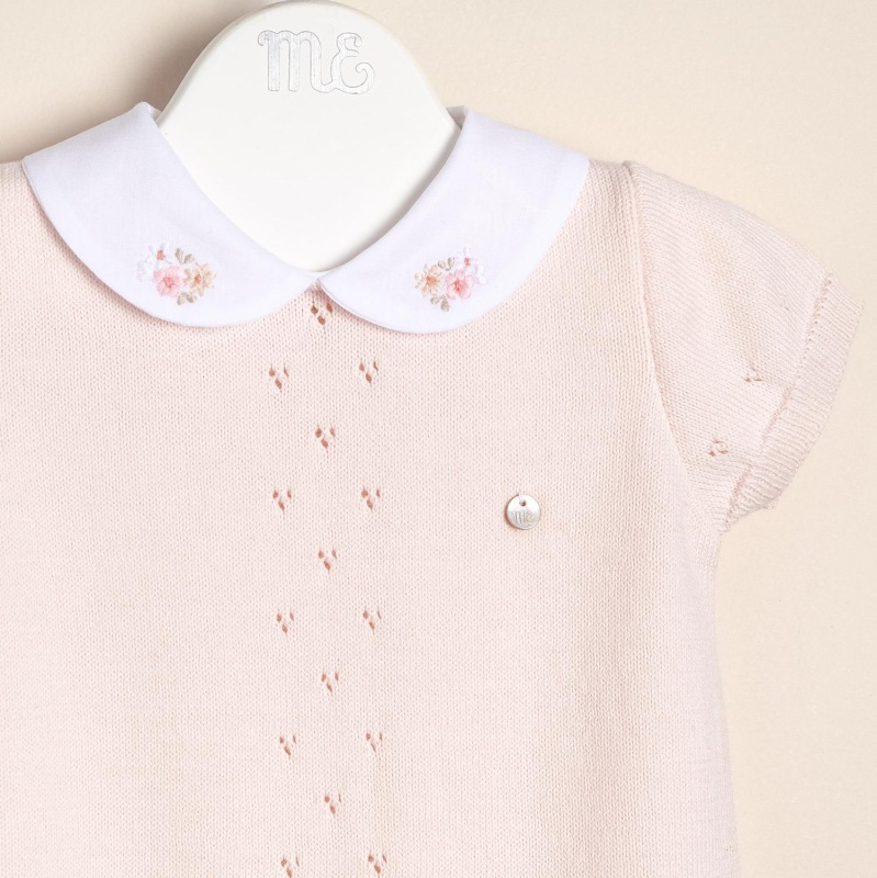 enterito de alg calado con cuello bordado emy rosa