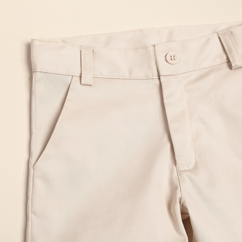 bermuda de gabardina felix crudo