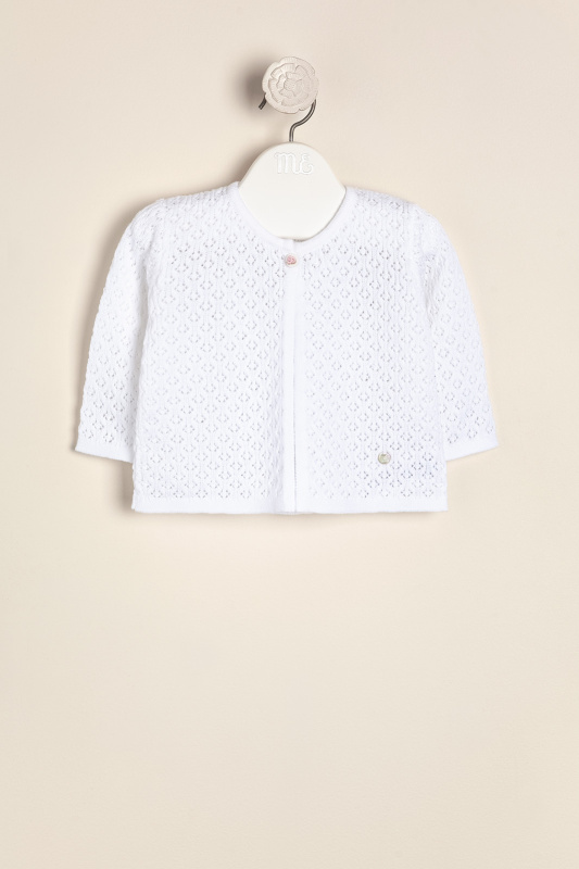 saco calado con detalle de bordado almy