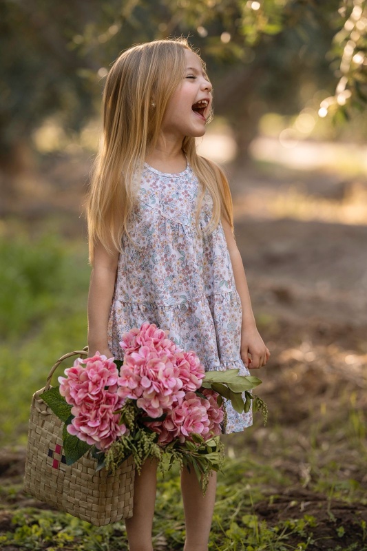 vestido de alg estampado exclusivo liberty