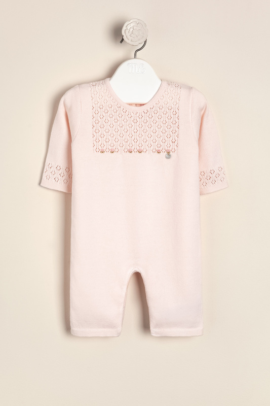 enterito de alg calado y bordado a mano almy rosa