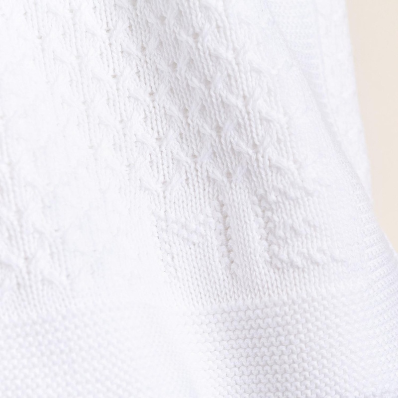 manta de alg con trenzas bl