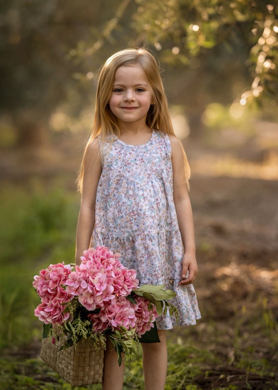 vestido de alg estampado exclusivo liberty