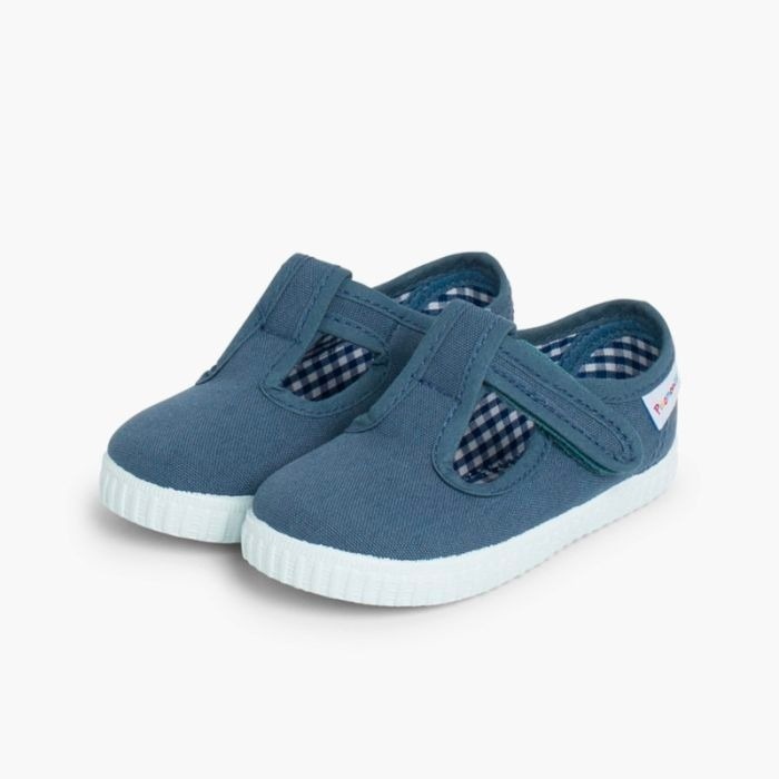 mercedita niña velcro zapatilla jean