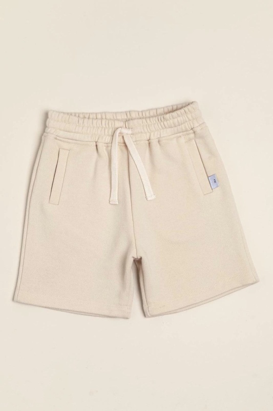 bermuda de rustico con bolsillos elio beige