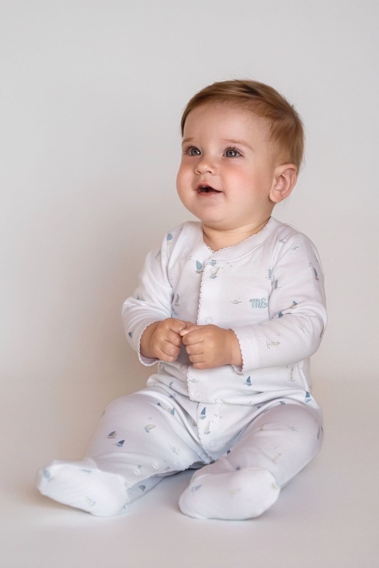 enterito abierto adelante con pie onda blu