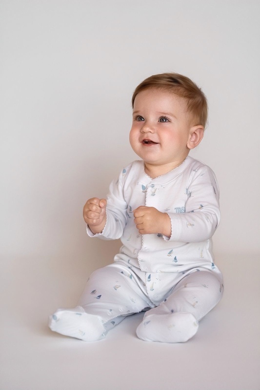 enterito abierto adelante con pie onda blu