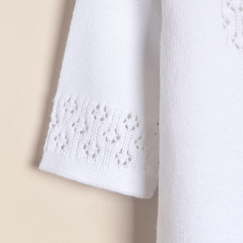 enterito de alg calado y bordado almy blanco