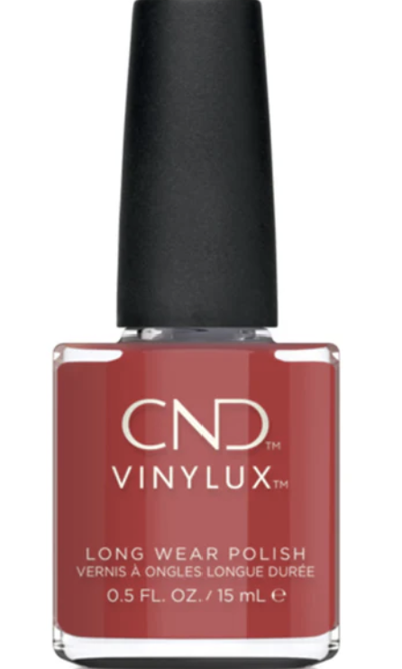 CND VINYLUX #385 SOFT FLAME 0.5 OZ