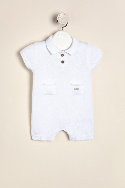 enterito con bolsillitos y cuello polo bl