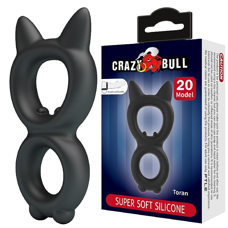 ANILLO DOBLE PARA EL PENE - TORAN - CRAZY BULL
