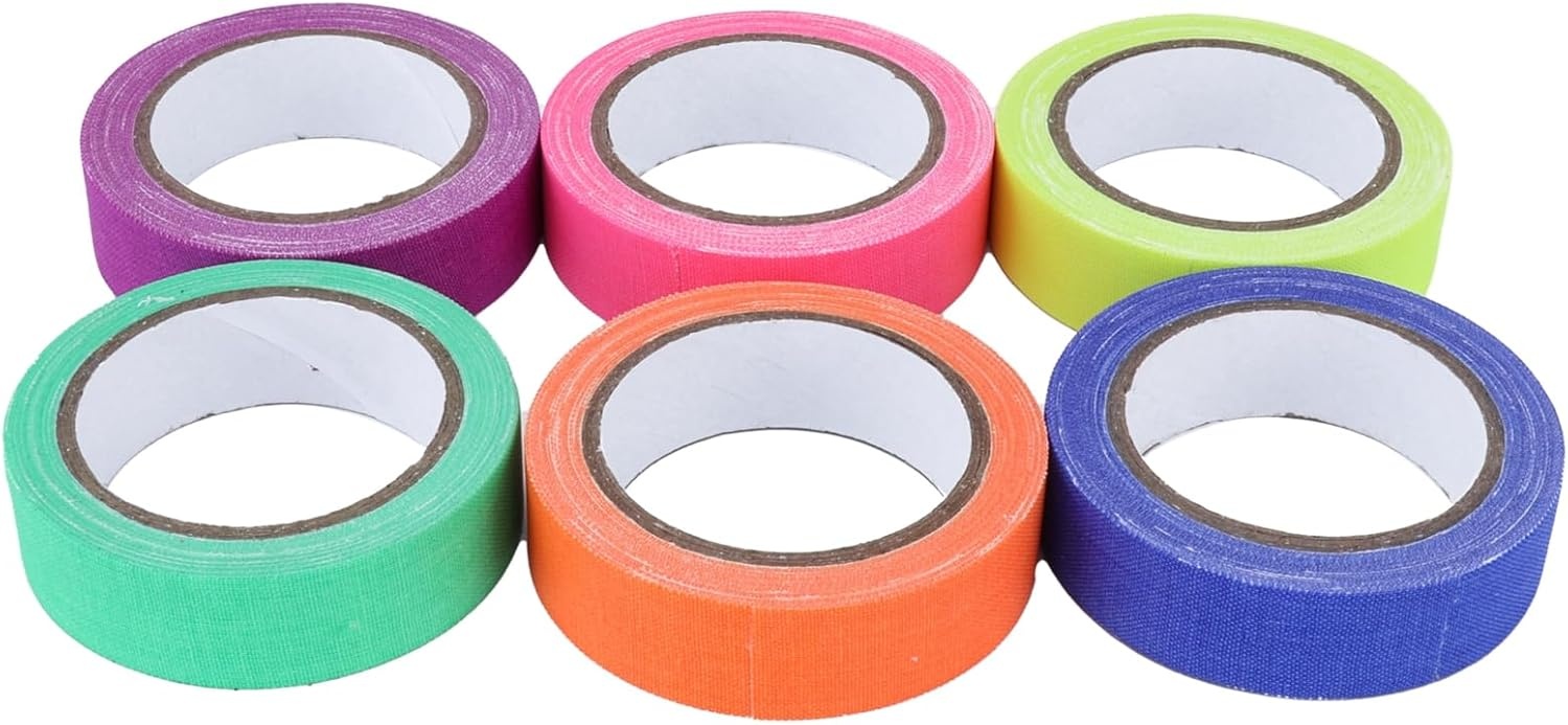 Cinta Flúor de tela tipo Gaffer 20 m