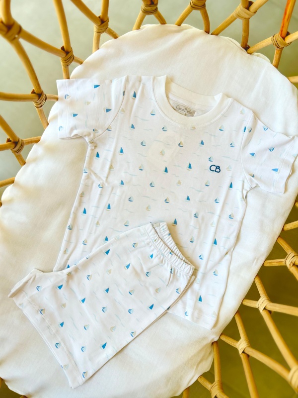 pijama estampado barquitos mc