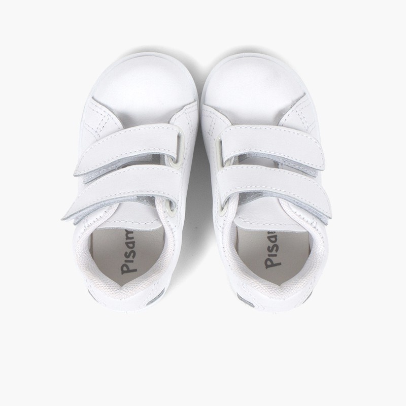 deportivas bebe piel blanco