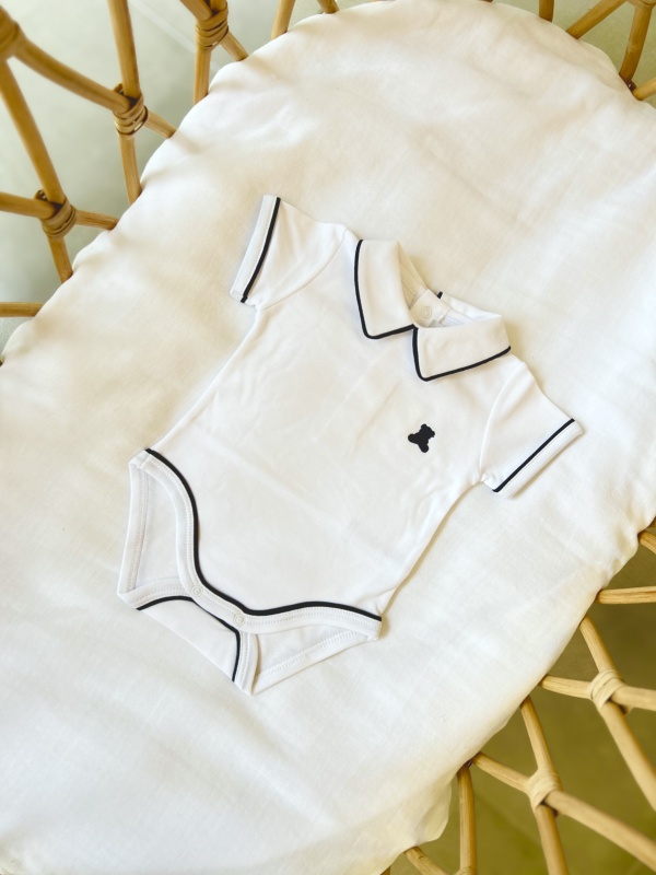 body cuello pico mc broche imantado blanco/az