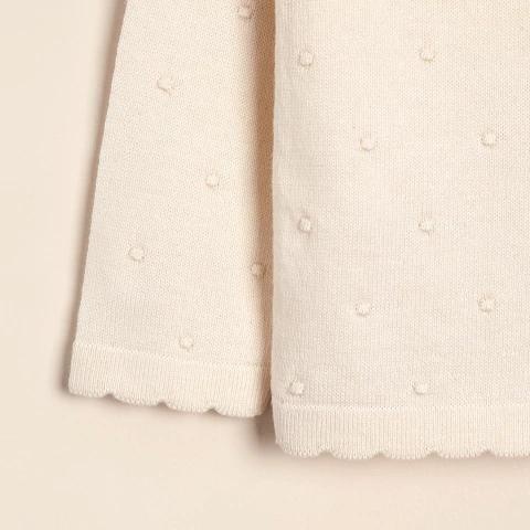 saco con motitas crudo