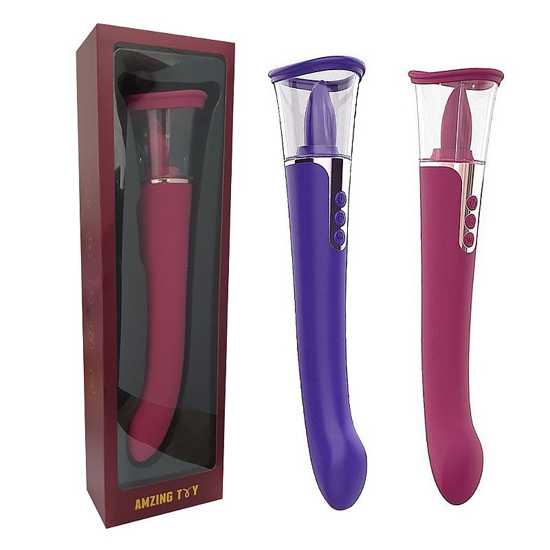 VIBRADOR CLITORIANO CON SUCCION - SABRINA - HANDE - SI