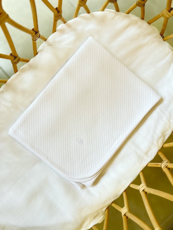 manta cunita basica metalasse blanco 80*75cm