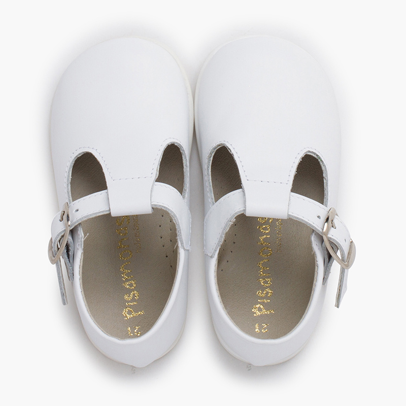 pepito piel hebilla blanco