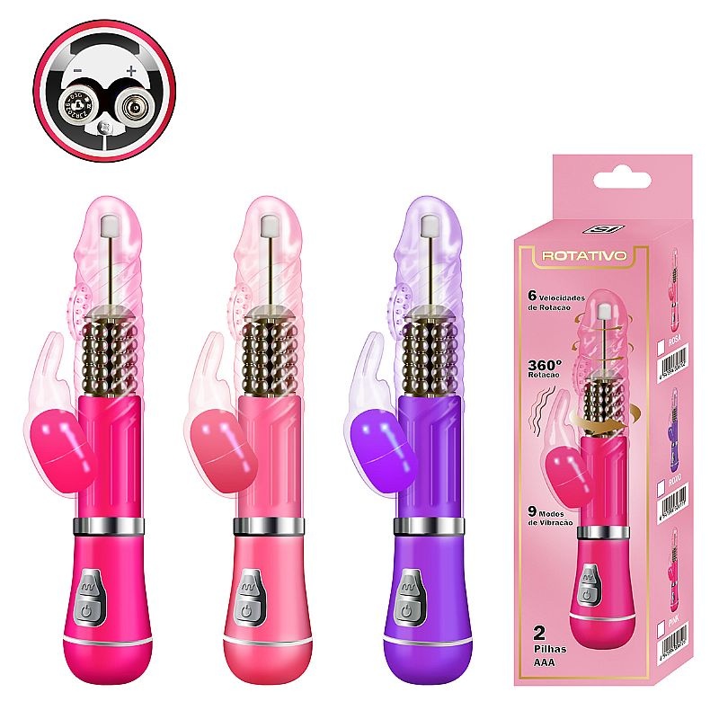 VIBRADOR RABBIT ROTATIVO - SI