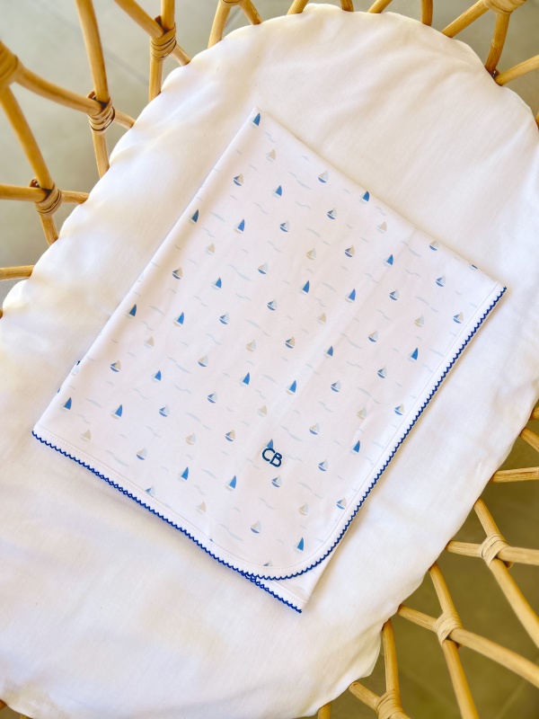 manta estampado barquitos