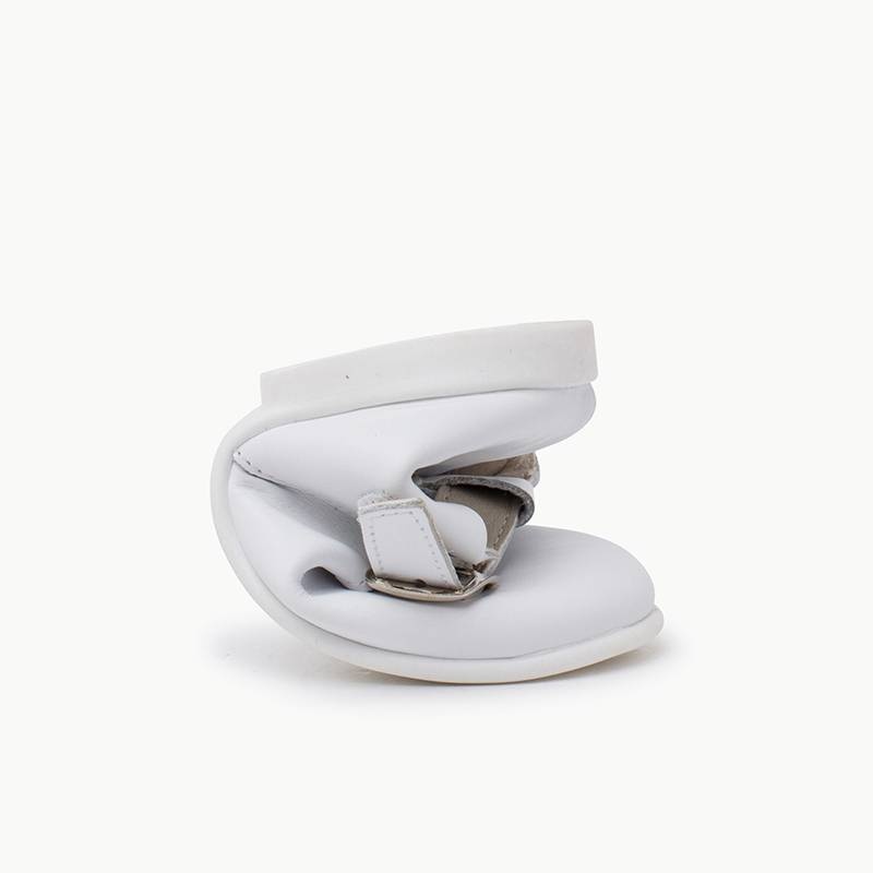 pepito piel hebilla blanco