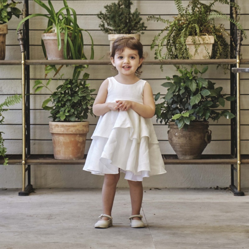 merceditas lino tira adherente crudo