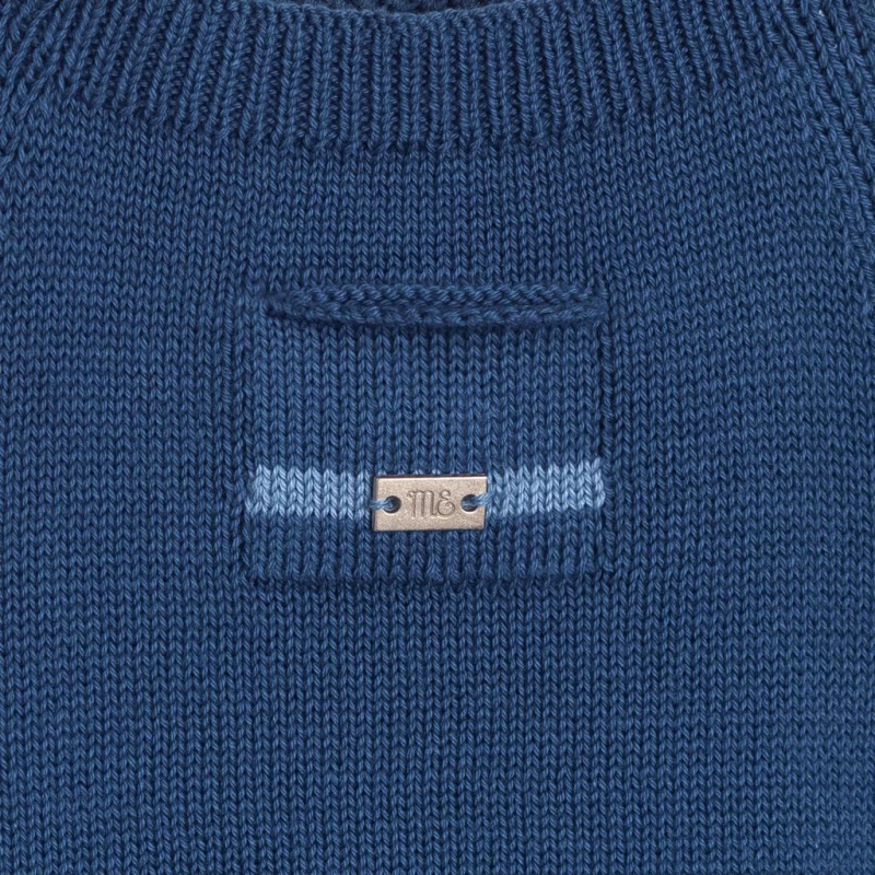 jardinero con bolsillo azul