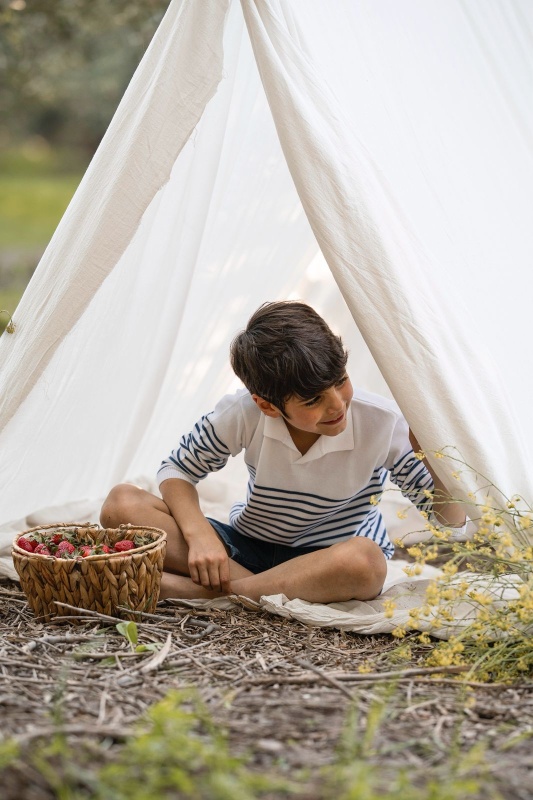 sweater de alg rayado