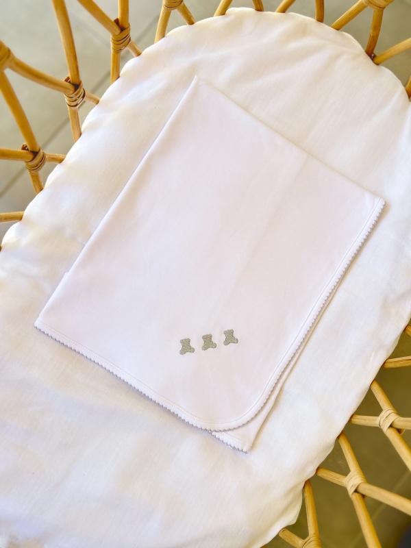 manta pima basico bl/gris