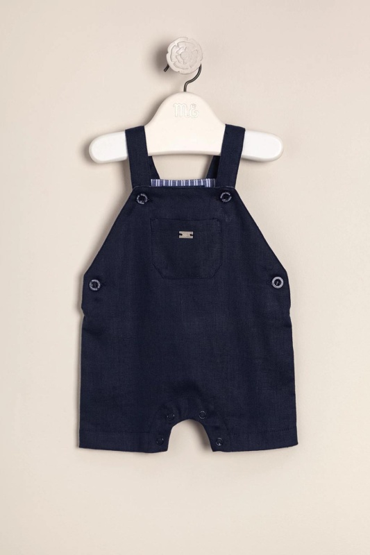 jardinero de lino kevin azul