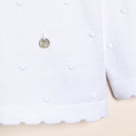 saco en algodon con motitas bl