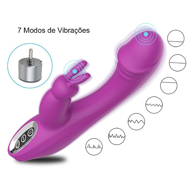 VIBRADOR PARA PUNTO G Y CLITORIS - OLLY - SI