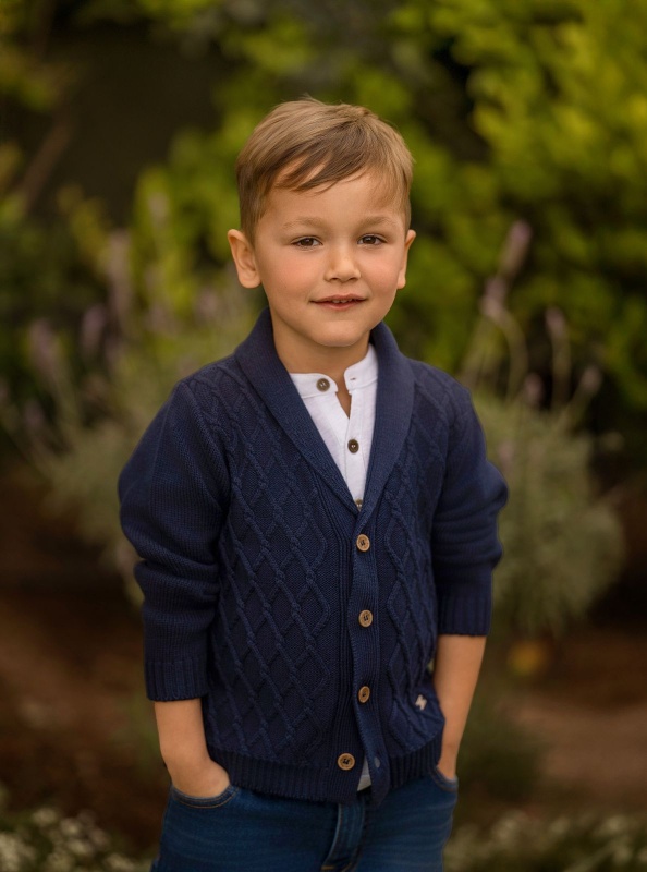 saco con rombos smocking max