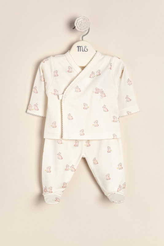 conjunto batita y ranita pima doudou rosa