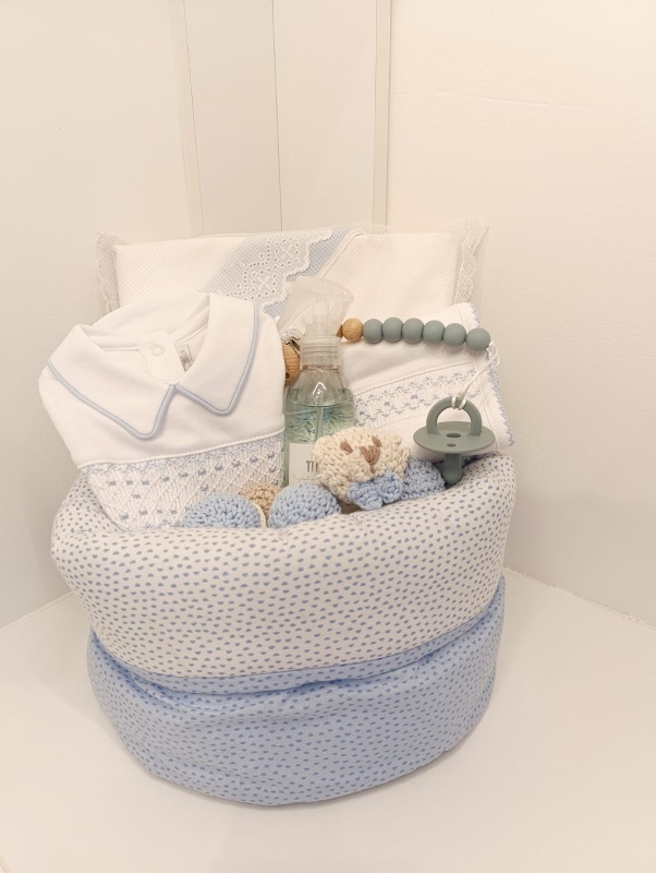 Set de nacimiento smock Raúl