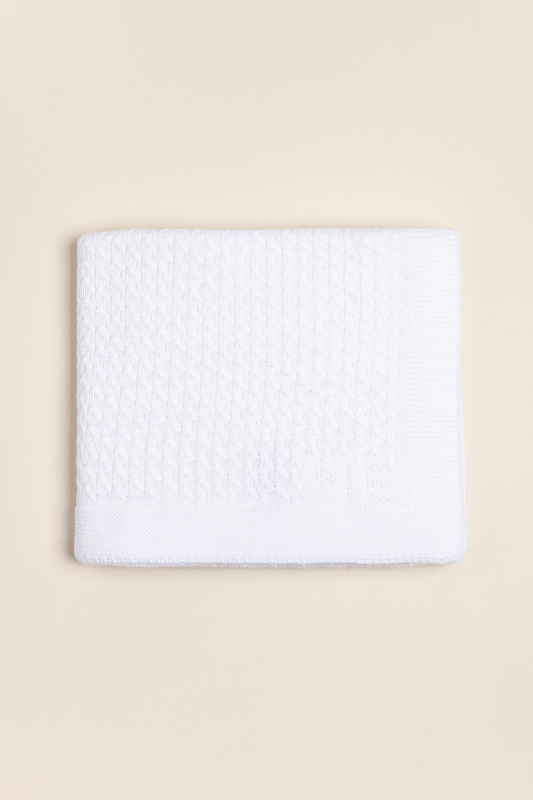 manta de alg con trenzas bl