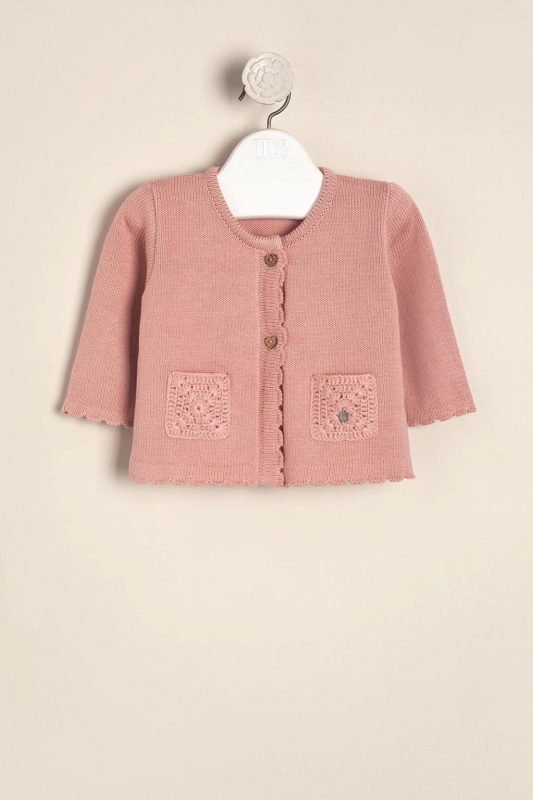 saco de alg con crochet rosa cal