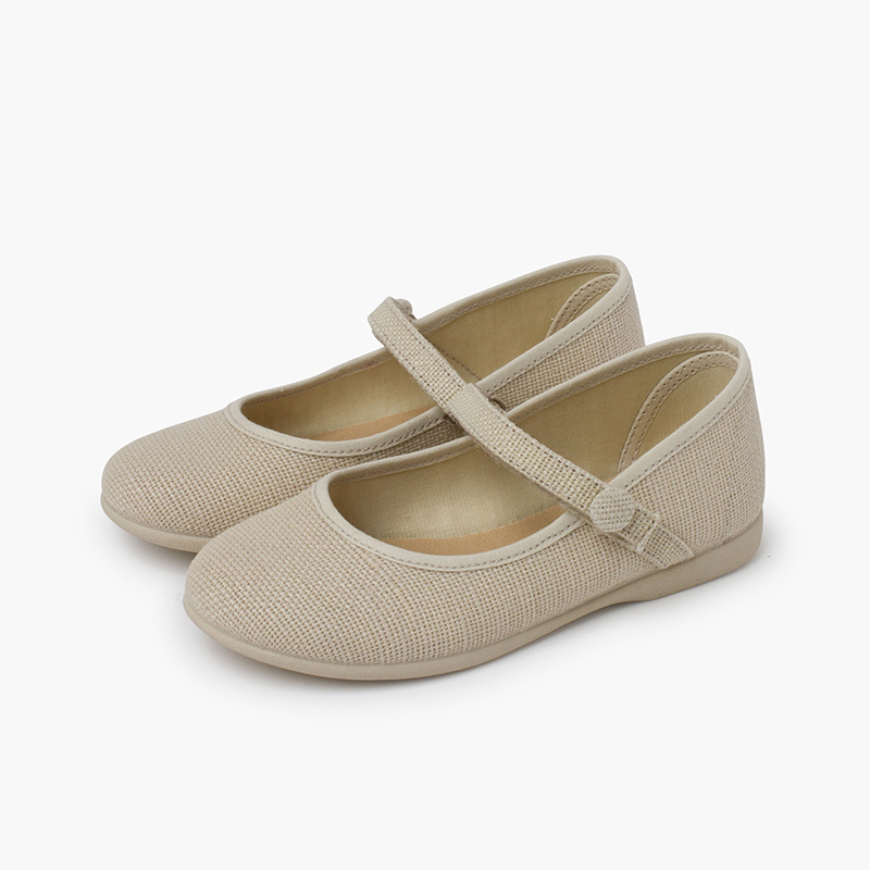 merceditas lino tira adherente crudo