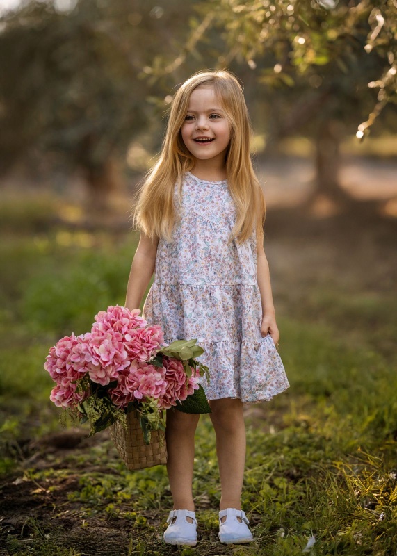 vestido de alg estampado exclusivo liberty