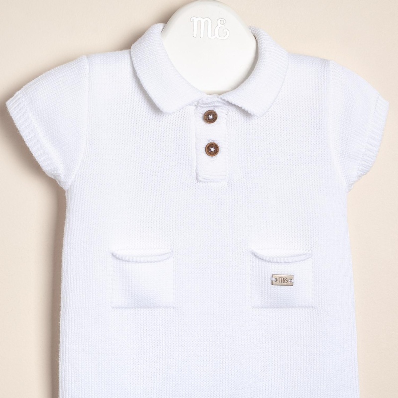 enterito con bolsillitos y cuello polo bl