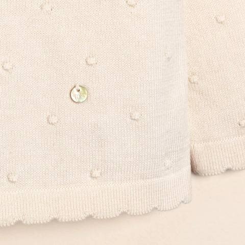 saco con motitas crudo