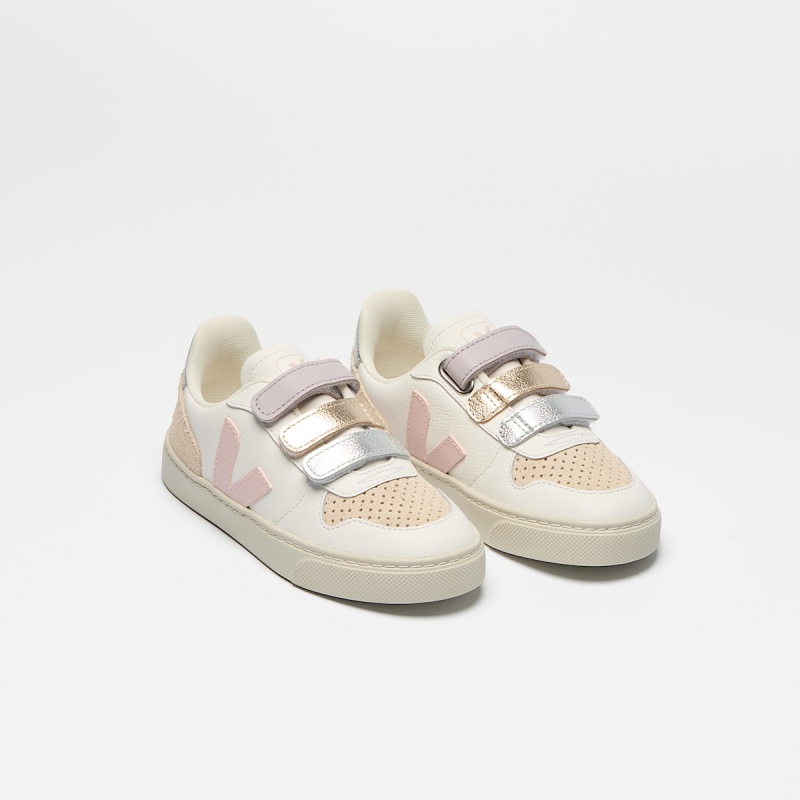 small leather white petale