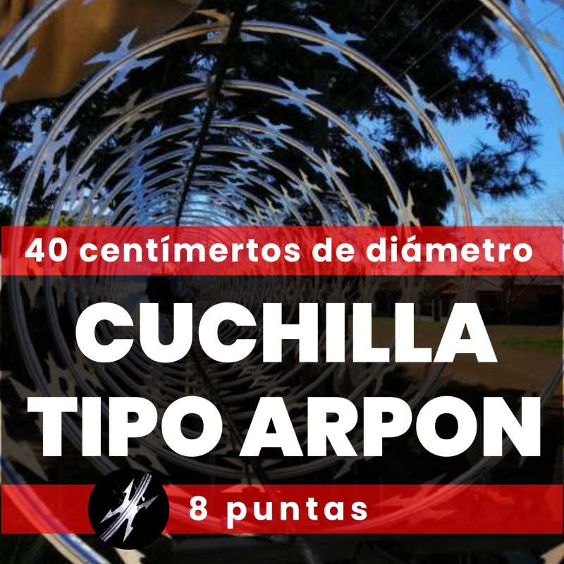 Cuchilla 40cm. de diámetro 8 puntas